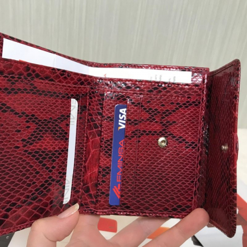 Кошелек женский кожаный Eminsa 2034 95-5 красный