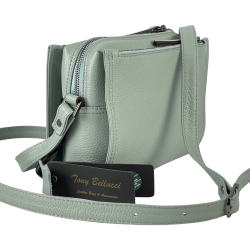 Сумка женская кожаная Tony Bellucci 0437-207 фисташковая