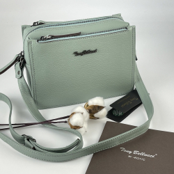 Сумка женская кожаная Tony Bellucci 0437-207 фисташковая