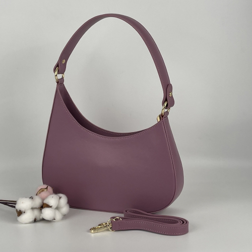 Сумка жіноча шкіряна Genuine Leather 854500025 лілова​