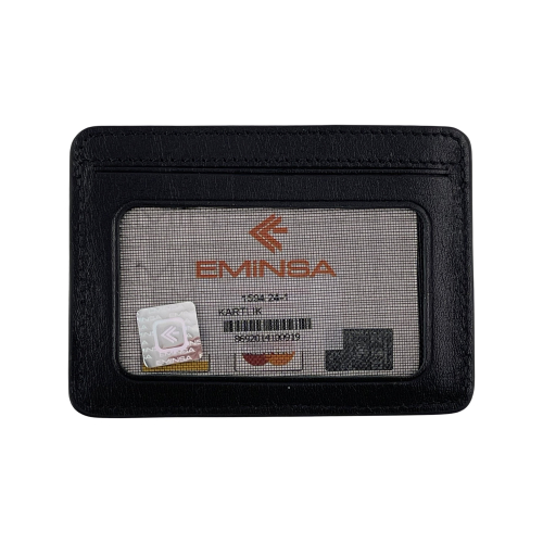 Гаманець картхолдер шкіряний Eminsa 1594 24-1 чорний