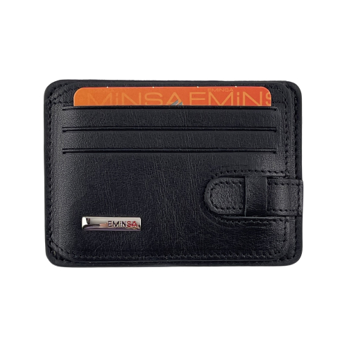 Гаманець картхолдер шкіряний Eminsa 1594 24-1 чорний