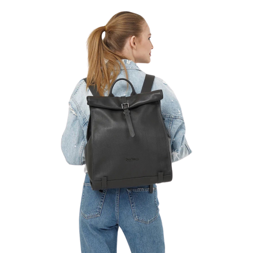 Рюкзак жіночий шкіряний Tony Bellucci 0872-5 сірий