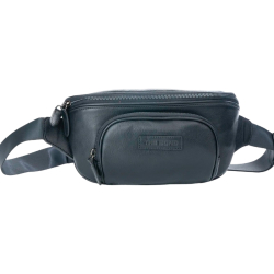 Сумка крос боді чоловіча шкіряна The Bond 1456-1 чорна