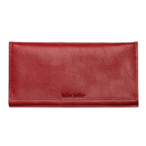 Кошелек женский кожаный Grande Pelle Festa 513660 красный (кожа глянцевая)