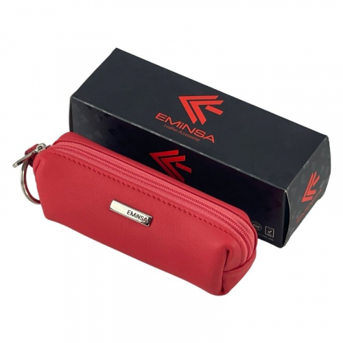 Ключниця шкіряна Eminsa 1520 3-26 коралова