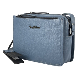 Сумка женская кожаная Tony Bellucci 0437-215 голубая