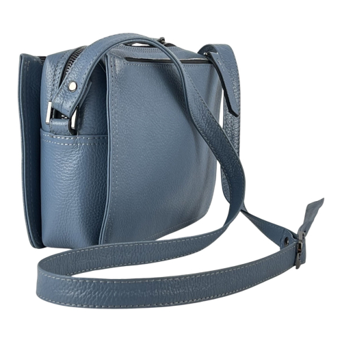 Сумка жіноча шкіряна Tony Bellucci 0437-215 блакитна