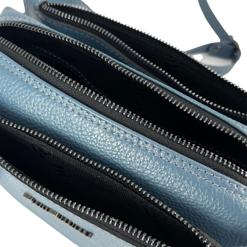 Сумка жіноча шкіряна Tony Bellucci 0437-215 блакитна