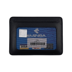 Гаманець картхолдер шкіряний Eminsa 1594 3-1 чорний