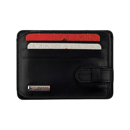 Гаманець картхолдер шкіряний Eminsa 1594 3-1 чорний