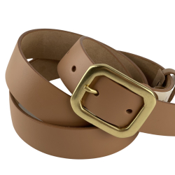 Ремінь жіночий шкіряний Кремінь 05.35.00.27 125 см карамель