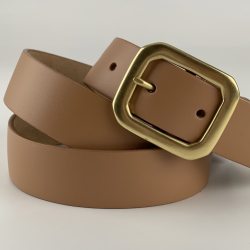 Ремінь жіночий шкіряний Кремінь 05.35.00.27 125 см карамель