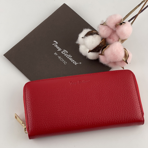 Кошелек женский кожаный Tony Bellucci T900-282 красный