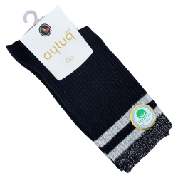 Шкарпетки жіночі Aytug Cotton 41077 високі чорні Size 36-40