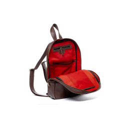 Рюкзак чоловічий шкіряний Vittorio Safino VS 040 коричневий Корсика