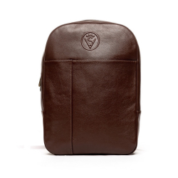 Рюкзак чоловічий шкіряний Vittorio Safino VS 040 коричневий Корсика