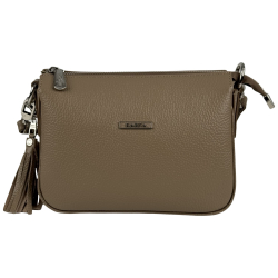 Сумка жіноча шкіряна Karya 5069-50 бежева