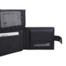 Гаманець чоловічий шкіряний Karya 0456-30 чорний (шкіра Crazy Horse)