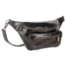 Сумка крос боді чоловіча шкіряна Vittorio Safino VS 073 чорна Кентуки