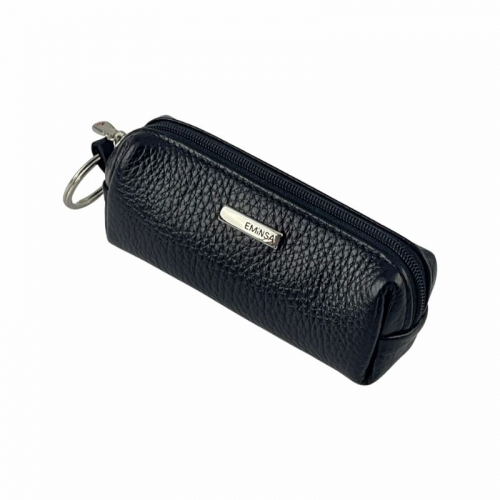 Ключниця шкіряна Eminsa 1520 37-1 чорна