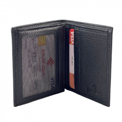 Гаманець чоловічий шкіряний Eminsa 1126 18-1 чорний