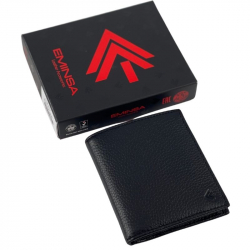 Гаманець чоловічий шкіряний Eminsa 1126 18-1 чорний