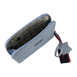 Косметичка жіноча шкіряна Eminsa 2071 102 блакитна