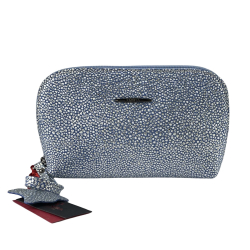 Косметичка жіноча шкіряна Eminsa 2071 102 блакитна