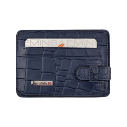 Гаманець картхолдер шкіряний Eminsa 1594 23-19 темно синій