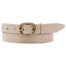 Ремінь жіночий шкіряний Кремінь 05.30.00.120 105 см молочний