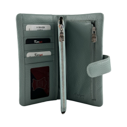 Кошелек женский кожаный Karya 1135-026 фисташковый
