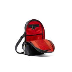 Рюкзак чоловічий шкіряний Vittorio Safino VS 040 чорний Корсика