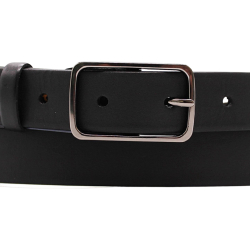 Ремінь жіночий шкіряний Кремінь 05.30.00.103 чорний 115 см