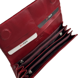 Гаманець жіночий шкіряний лакований Karya 1159-08 червоний