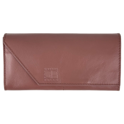 Гаманець жіночий шкіряний Grande Pelle Festa 513665 фрез (шкіра глянцева)