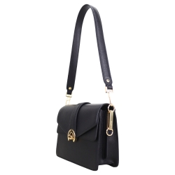 Сумка жіноча шкіряна Karya 2584-45 чорна