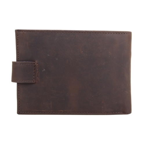 Гаманець чоловічий шкіряний Karya 0456-31 темно-коричневий (шкіра Crazy Horse)