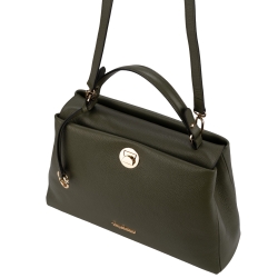 Сумка жіноча шкіряна Tony Bellucci 0997-217 оливкова