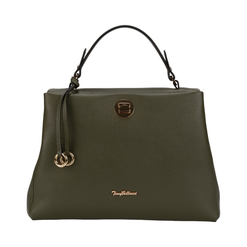 Сумка жіноча шкіряна Tony Bellucci 0997-217 оливкова