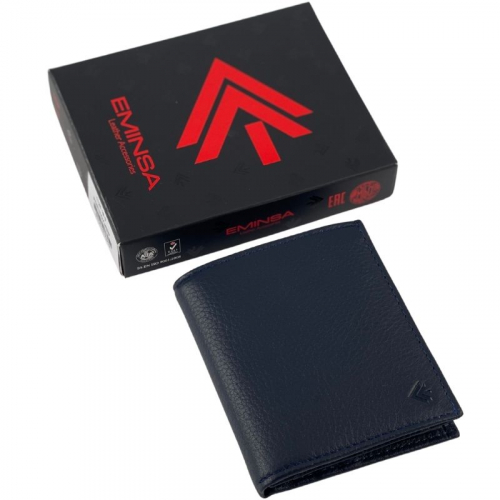 Гаманець чоловічий шкіряний Eminsa 1126 18-19 темно-синій
