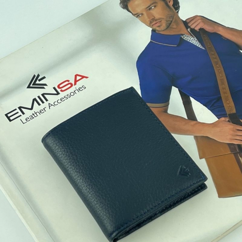 Гаманець чоловічий шкіряний Eminsa 1126 18-19 темно-синій