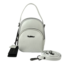 Сумка кросс-боди женская кожаная Tony Bellucci 0592-200 белая