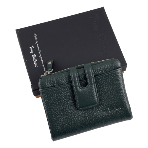 Гаманець жіночий шкіряний Tony Bellucci T898-1005 темно зелений