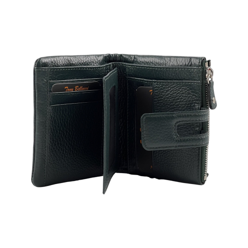 Гаманець жіночий шкіряний Tony Bellucci T898-1005 темно зелений