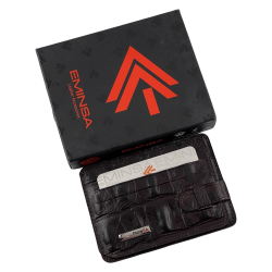 Гаманець картхолдер шкіряний Eminsa 1594 15-3 коричневий