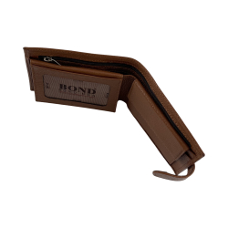 Гаманець чоловічий шкіряний Bond Non 523-285 світло-коричневий