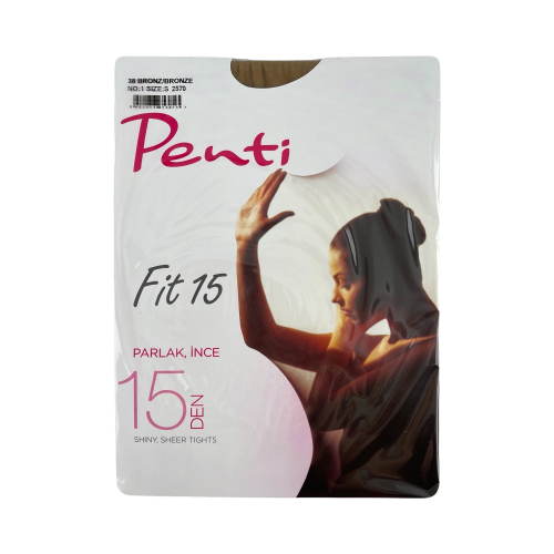 Колготки женские Penti Fit 15 DEN бронза Size 1-S
