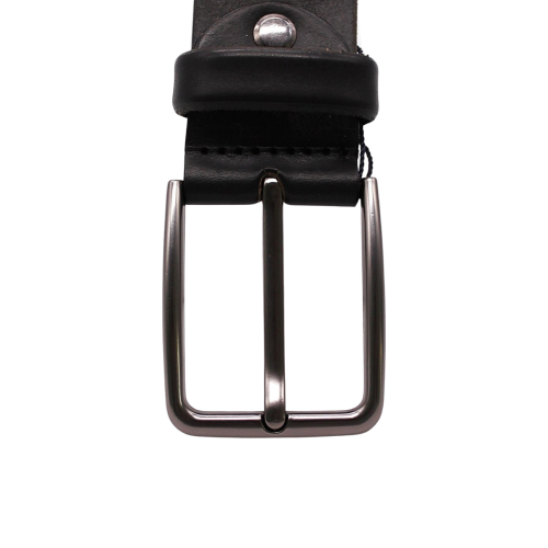 Ремінь чоловічий шкіряний Кремінь 01407703 115 см Флоренція чорний