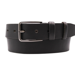 Ремінь чоловічий шкіряний Кремінь 01407703 115 см Флоренція чорний